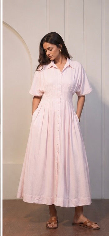BLUSH PINK MIDI
