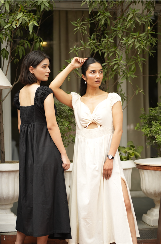 White Valencia Dress