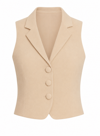 SIGNATURE WAISTCOAT- BEIGE