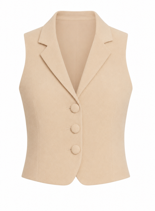 SIGNATURE WAISTCOAT- BEIGE