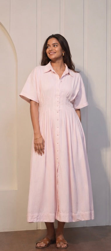 BLUSH PINK MIDI
