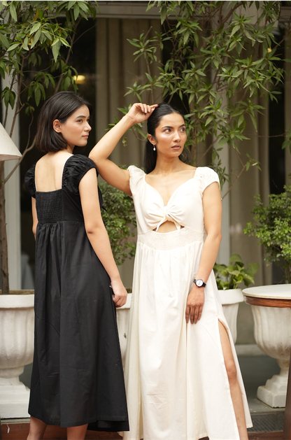 Black Valencia Dress