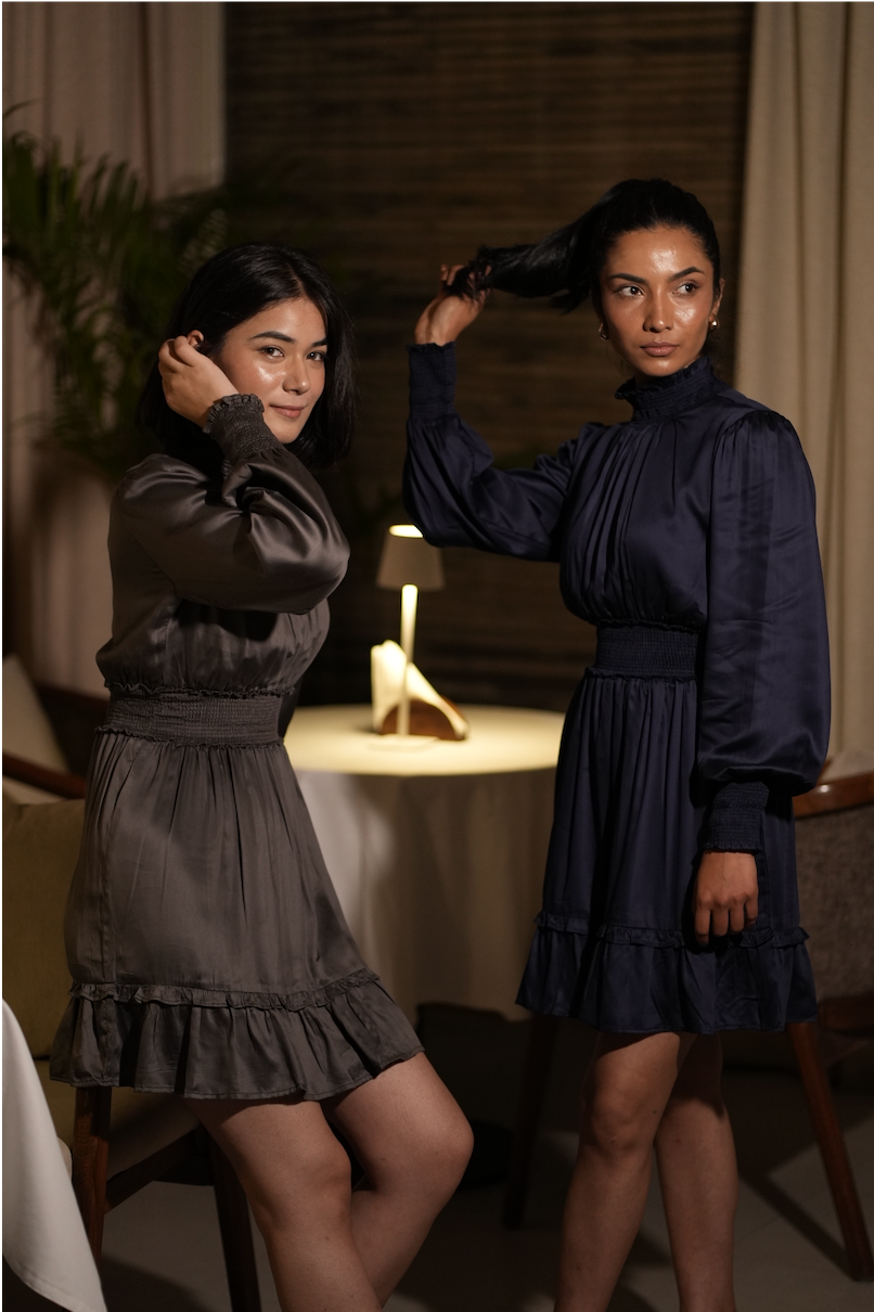 Navy Blue Charlotte Dress