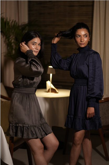 Navy Blue Charlotte Dress